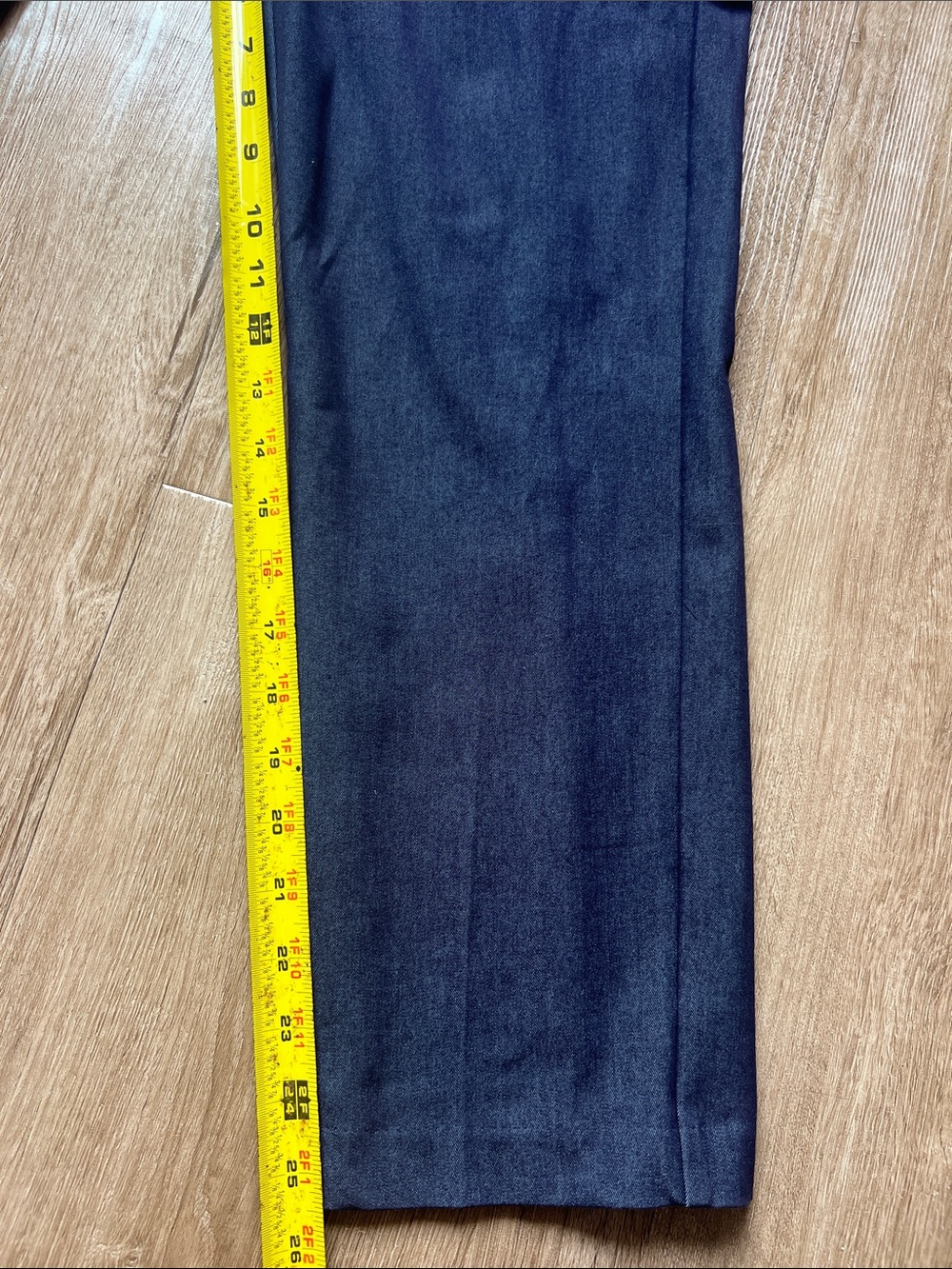 ELLE Women’s Blue High Waist Stretch Ankle Trousers Size 4 - Picture 11 of 15